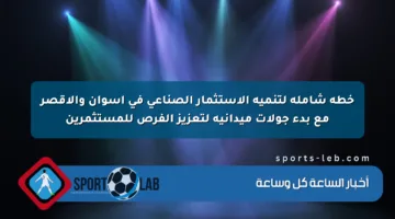خطة شاملة لتنمية الاستثمار الصناعي في أسوان والأقصر مع بدء جولات ميدانية لتعزيز الفرص للمستثمرين